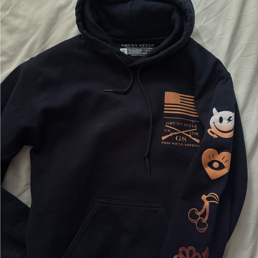 Women’s Grunt Style Bubble Letter Hoodie